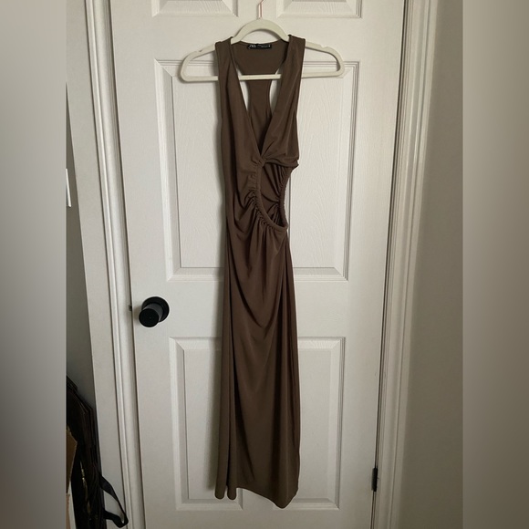 Zara Cut Out Midi Dress - Picture 9 of 10